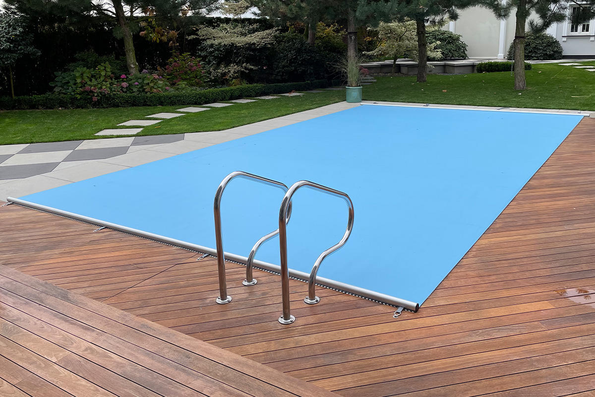 Liderpool Pool Abdeckung Extra Top – kindersichere Sicherheitsabdeckung für eingelassene Pools