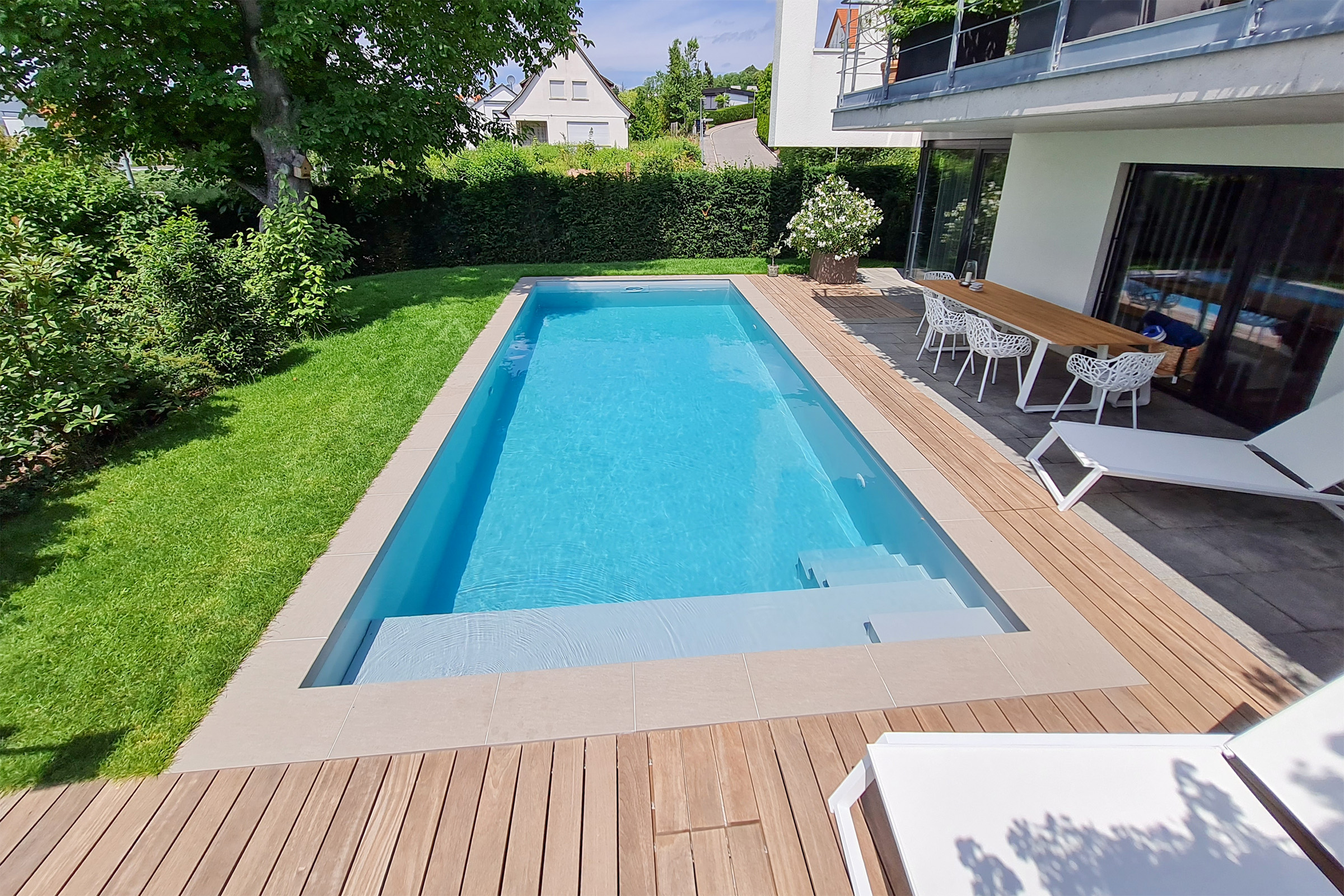 Skimmerbecken Elite PP Plus Pool 4x11 m