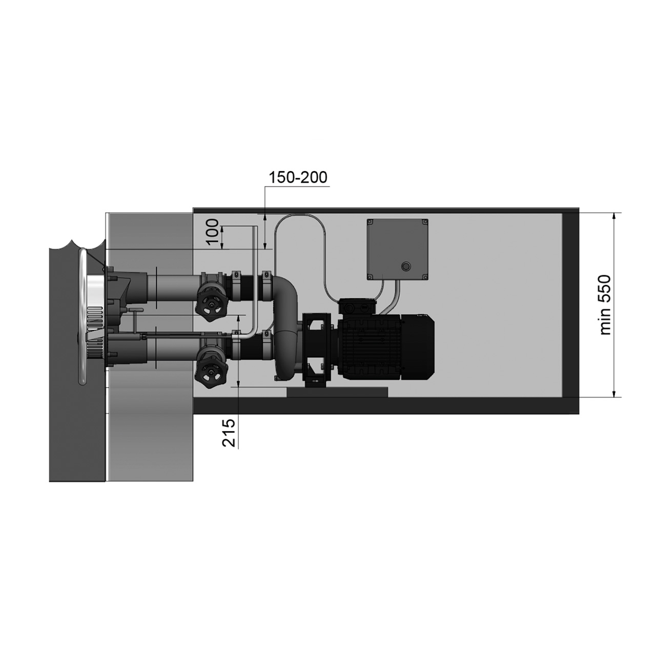 Pahlen Jet Swim 2000 Gegenstromanlage Fertigbausatz