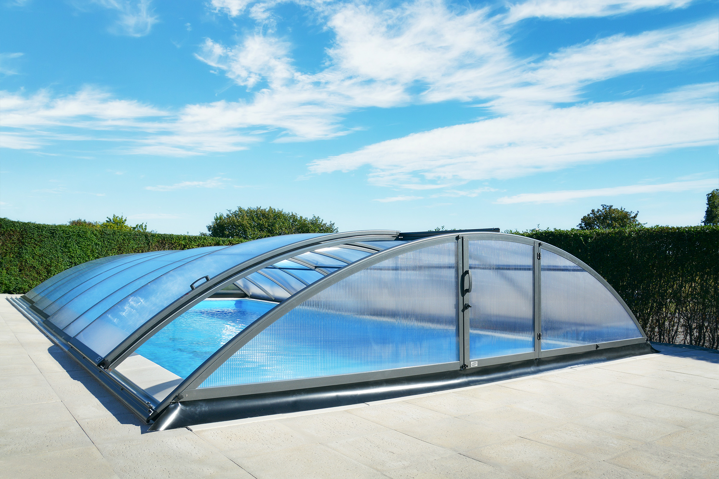 Poolüberdachung Albixon Klasik Pro B