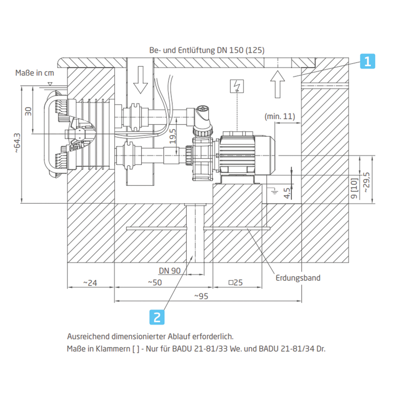 Speck Badu Jet Primavera Deluxe Gegenstromanlage Skizze