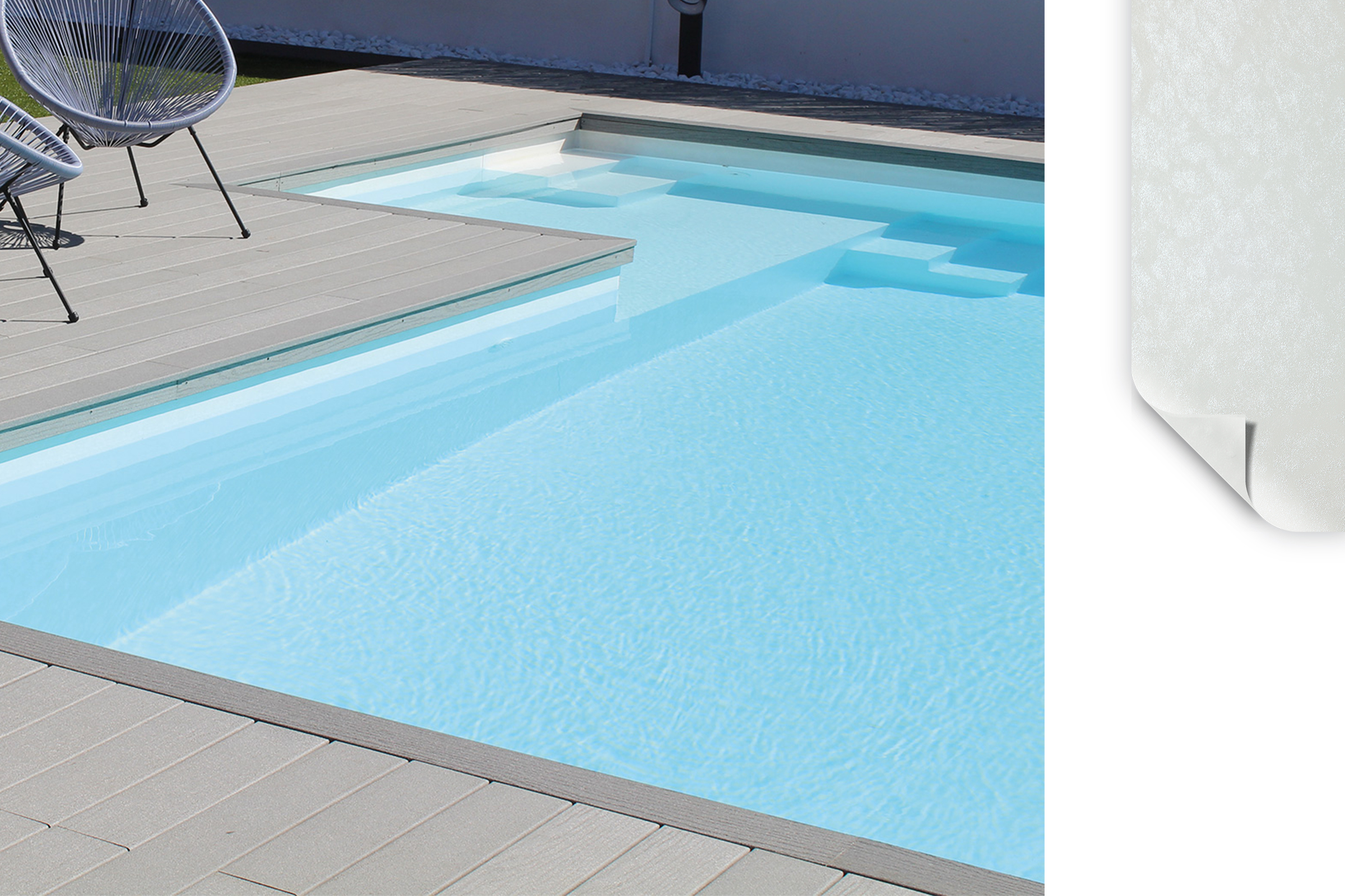 ELBE Pearl Schwimmbadfolie White Pearl