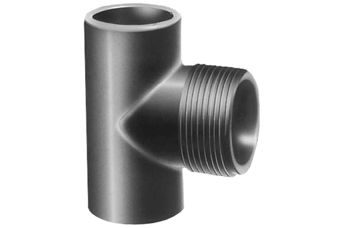 T-Stück mit Außengewinde