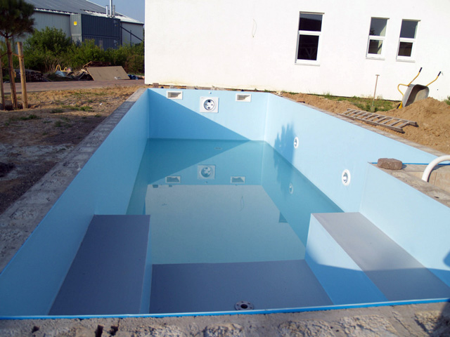 fertige Folienauskleidung