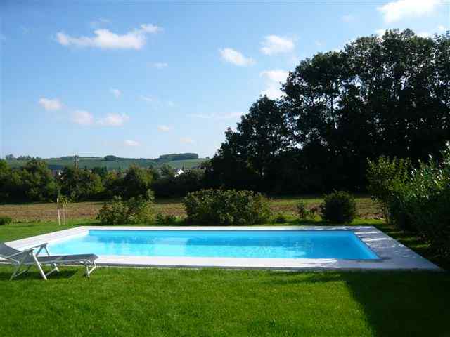 Schwimmbecken im Garten