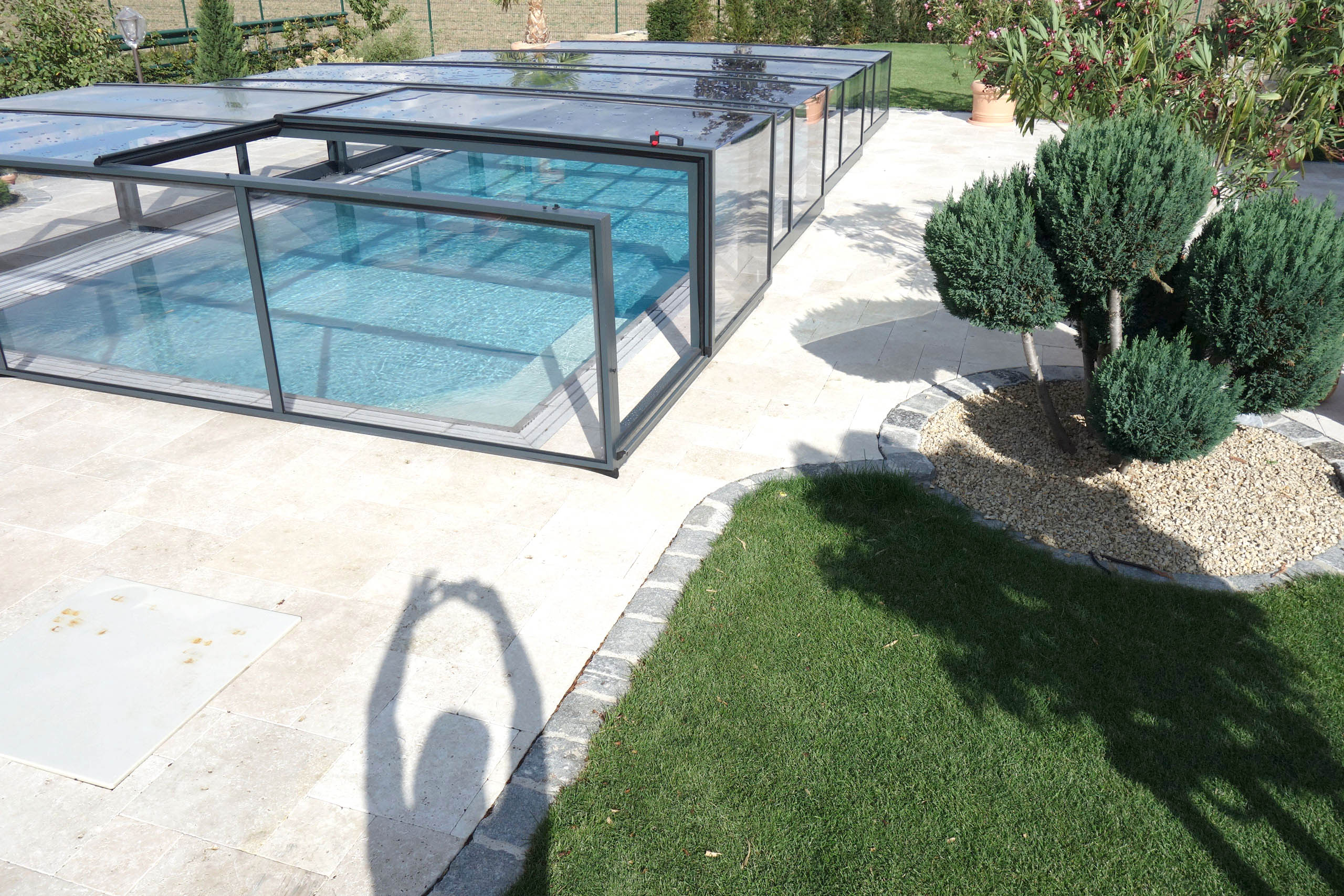 Poolüberdachung Prestige Plus Mittelhoch