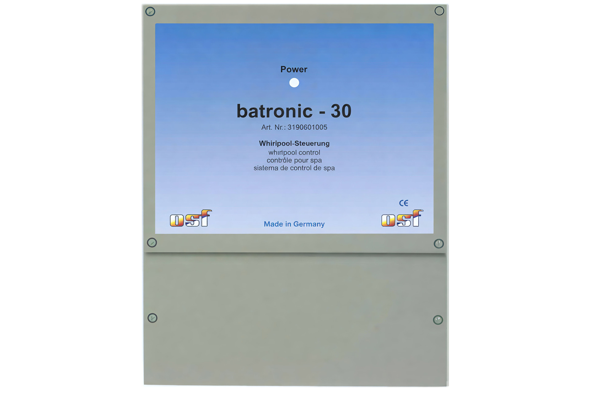 batronic-30 Rückspülsteuerung inkl. Sensor-Armatur