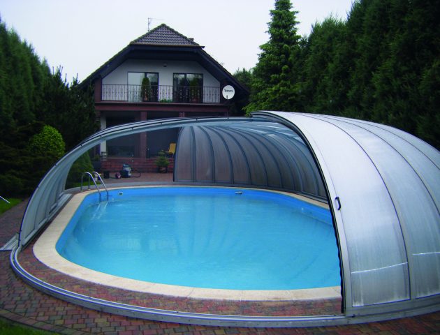 Schwimmbadüberdachung Aluna® UFO