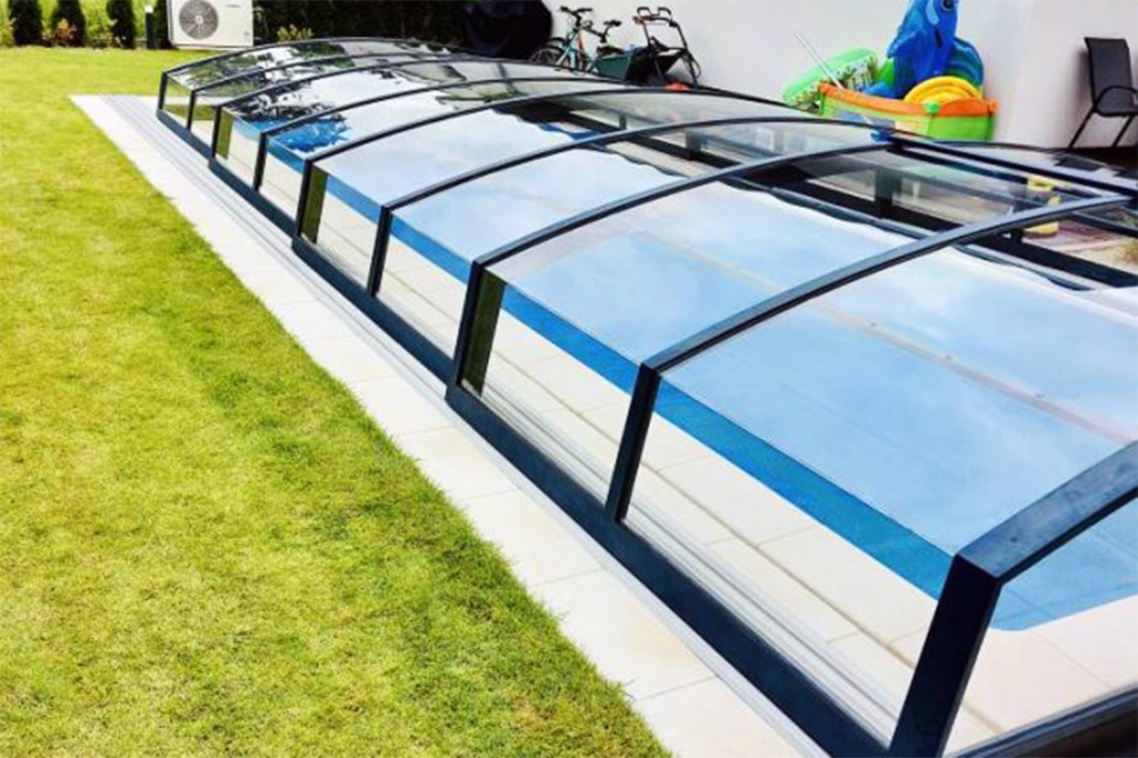 Schwimmbadüberdachung Aluna® Variant Light