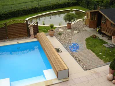 Oberflurrollladen Pool