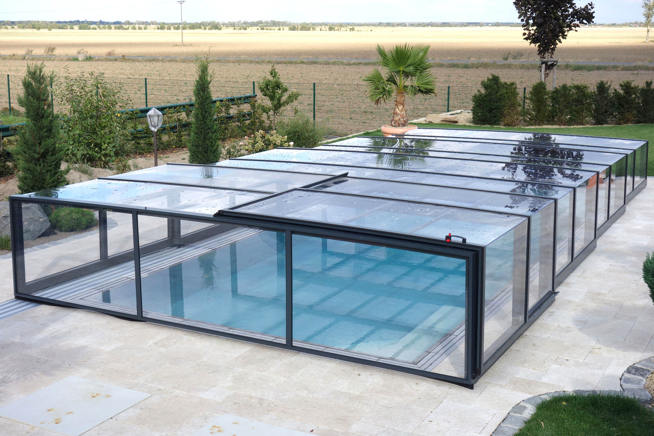 Poolüberdachung Prestige Plus Mittelhoch