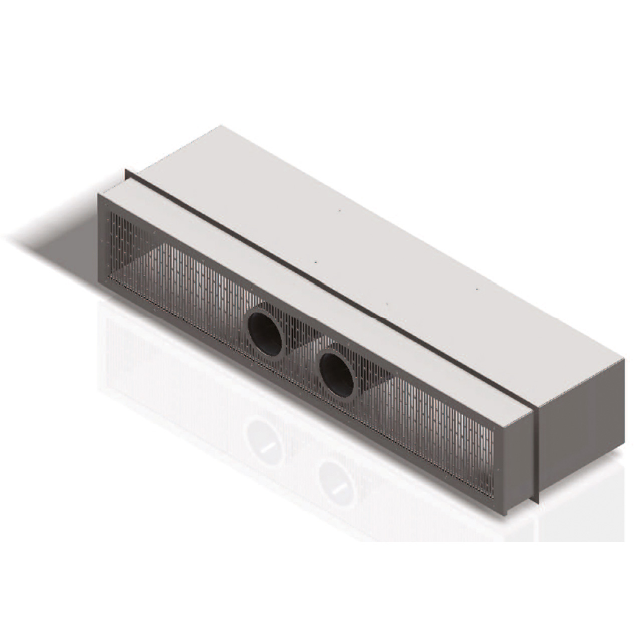 HydroStar Einbauschacht V4A flach für Strömungsturbine