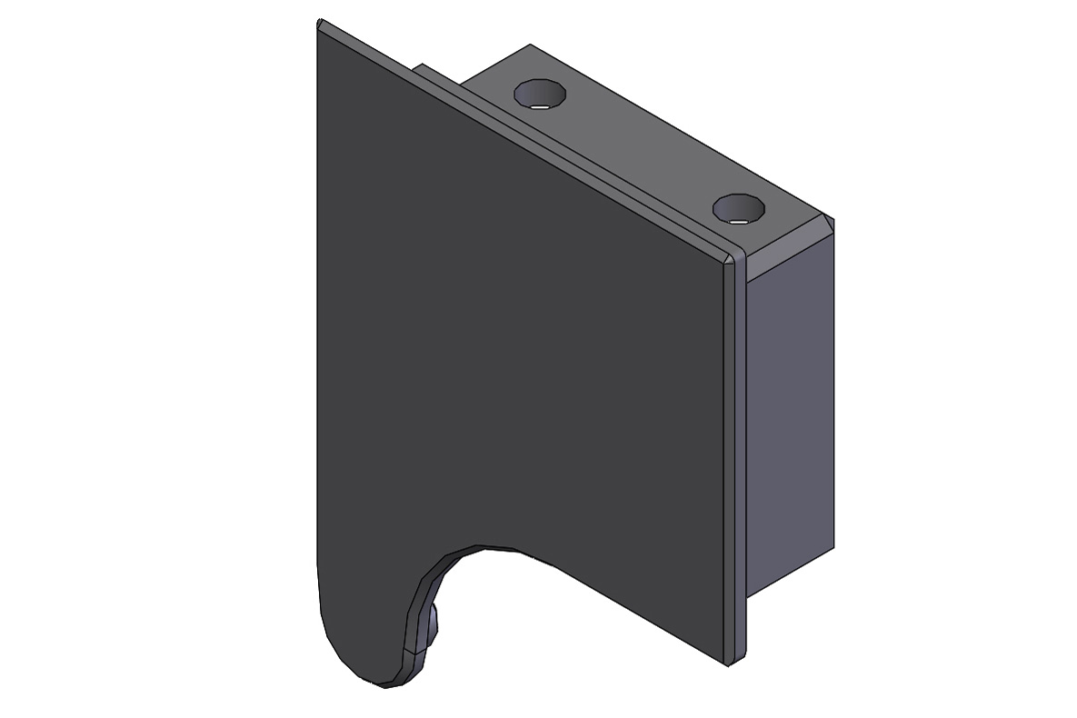 Ersatzteil Arretierung Albixon Poolüberdachung Ende Grundprofil 1SZ08-01-023