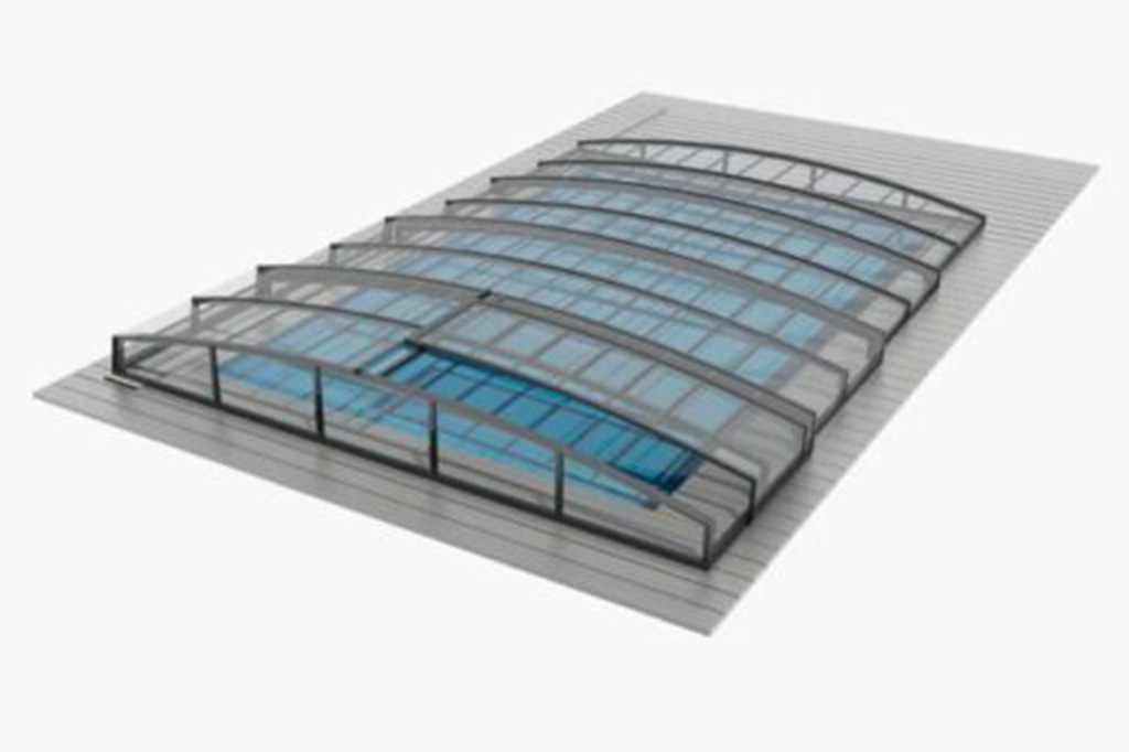 Poolüberdachung Aluna® Comfort R1