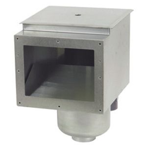 A101 Edelstahl Oberflächenabsauger Skimmer V4A