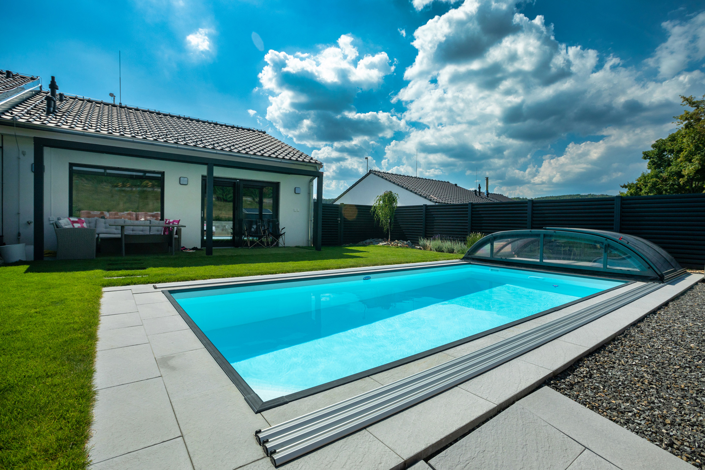 Poolüberdachung Albixon Dallas