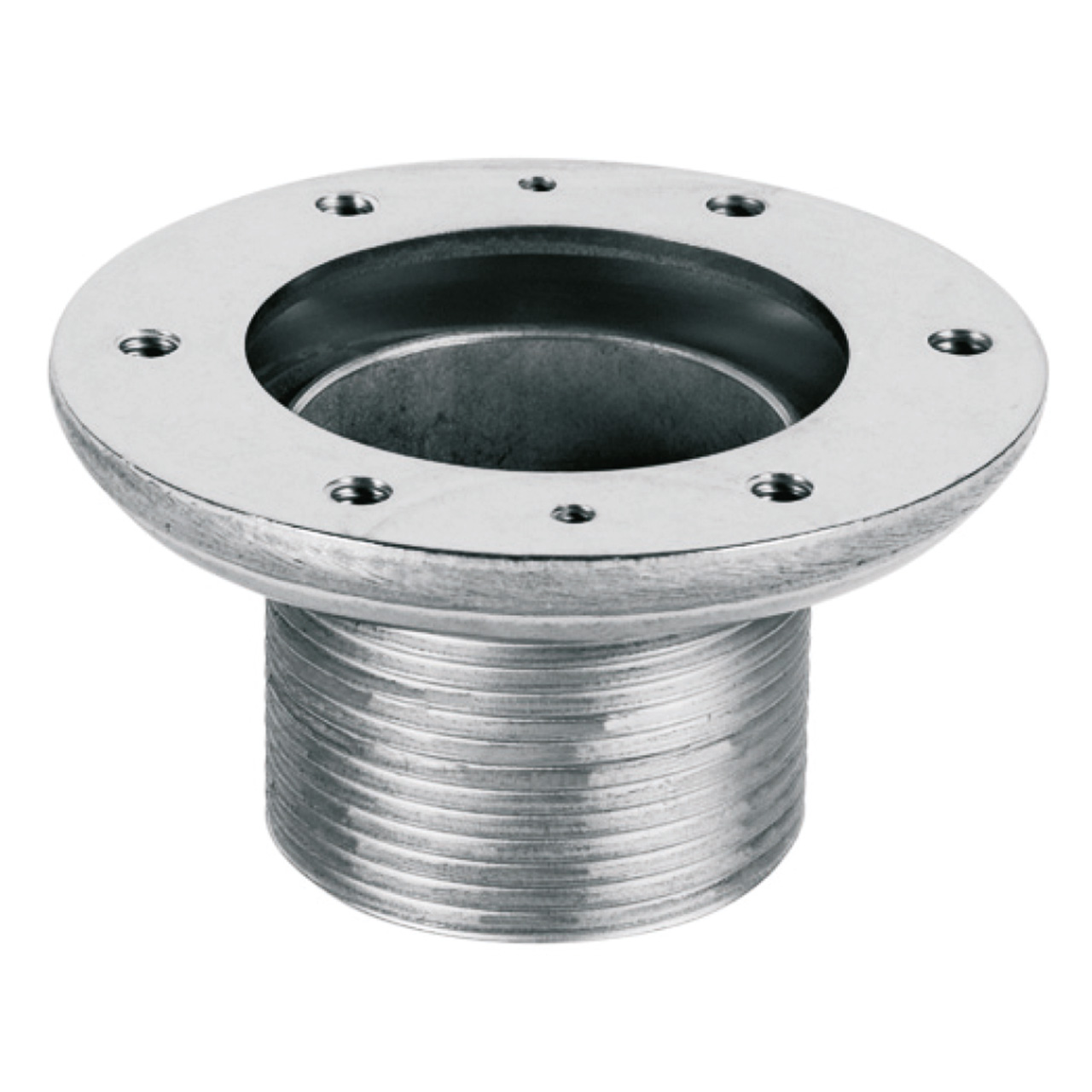 Adapter Wanddurchführung Edelstahl 1 1/2"