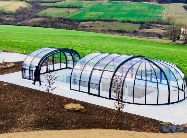 Hohes Pooldach Aluna® Orion