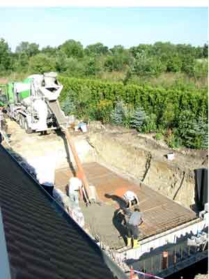 Bodenplatte betonieren