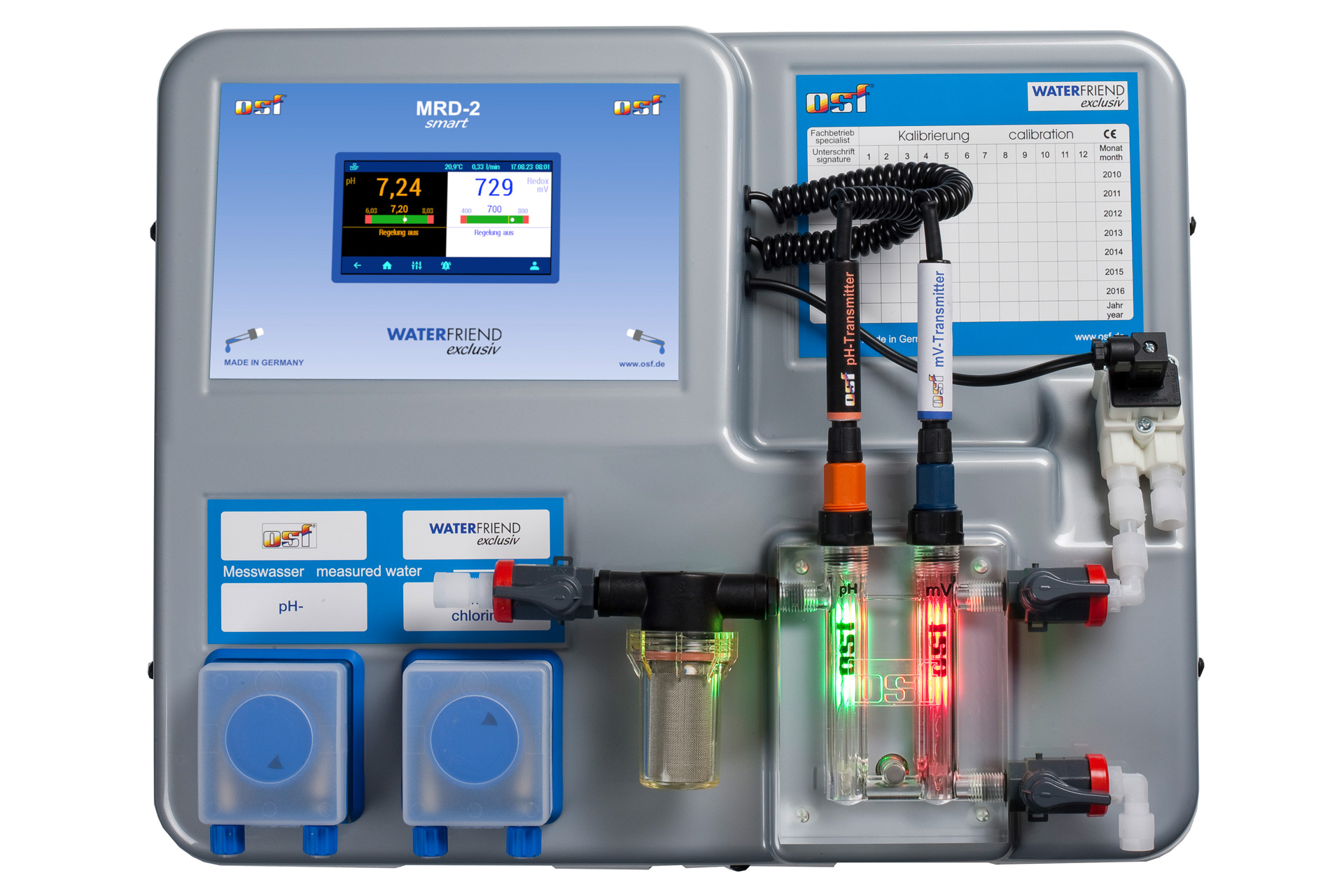 WATERFRIEND MRD-2-smart Dosieranlage für pH- und Redoxregelung